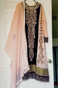 Pakistani Indian wedding party shalwar kameez suit